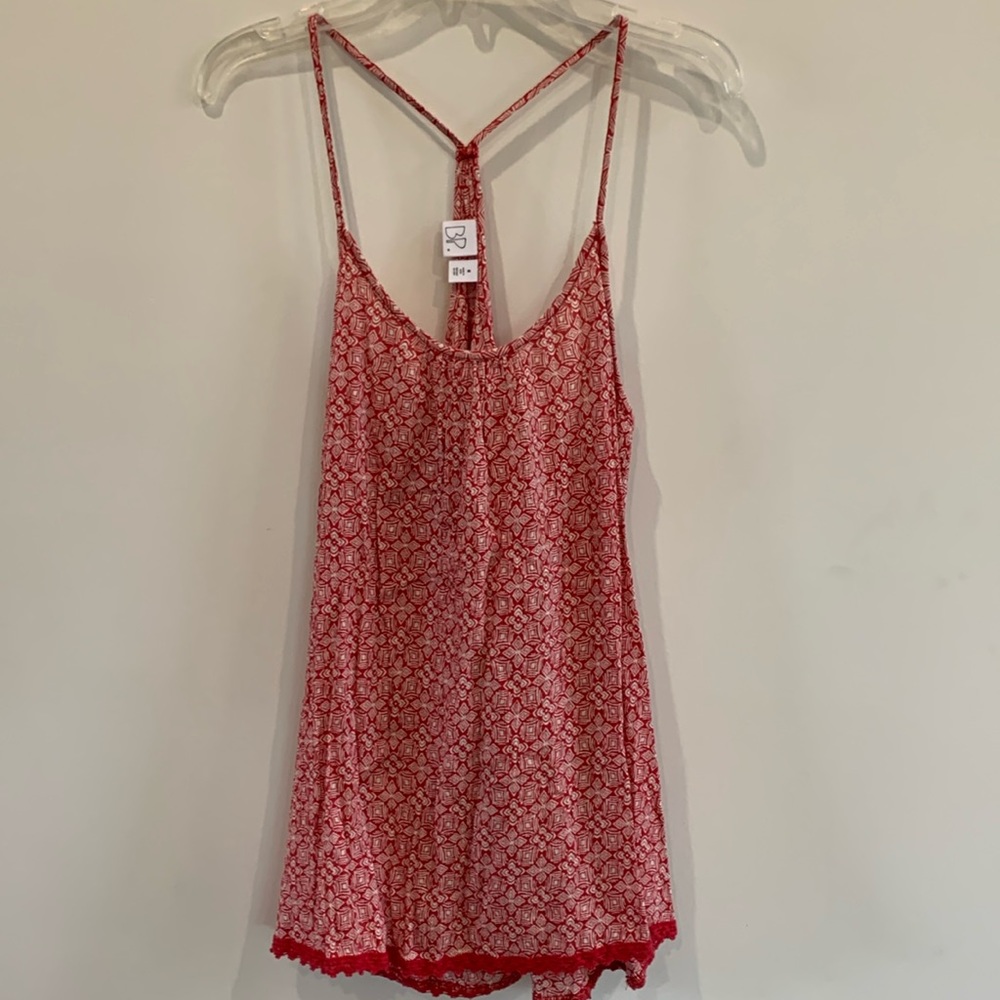 BP loose fitting racer back tank top